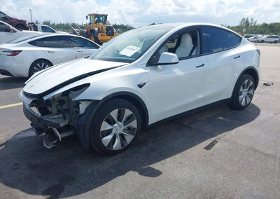 2023 Tesla Model Y Awd/long Range Dual Motor All-wheel Drive, uszkodzenie: Prawy przód, Iaai lot 46142857, zdjęcie 2 z 16