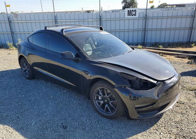 2023 Tesla Model 3, Front End damage, Copart lot 69982536, photo 4 of 14