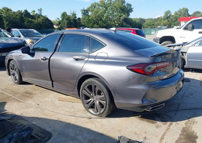 2021 Acura Tlx A-spec Package, Left Front damage, Iaai lot 46032694, photo 3 of 16