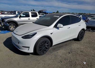 2023 Tesla Model Y, Rear End damage, Copart lot 66293976