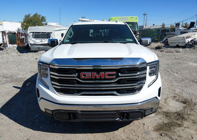 2022 Gmc Sierra 1500 4wd  Short Box Slt, daño Lateral izquierdo, Iaai lote 46307573, foto 12 de 16