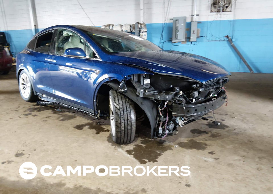 2020 Tesla Model X Long Range Dual Motor All-wheel Drive/long Range Plus Dual Motor All-wheel Drive, uszkodzenie: Przód,