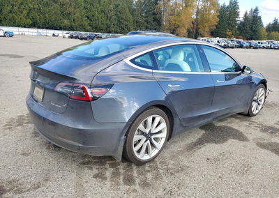 2019 Tesla Model 3, daño Frontal, Copart lote 74435826, foto 3 de 12