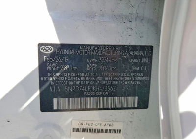2019 Hyundai Elantra Se, пошкодження: Передня частина, Copart лот 71492246, фото 12 з 12
