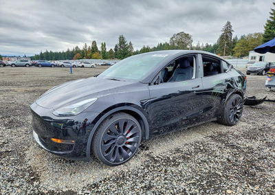 2025 Tesla Model Y, daño Trasero, Copart lote 70657506, foto 1 de 14