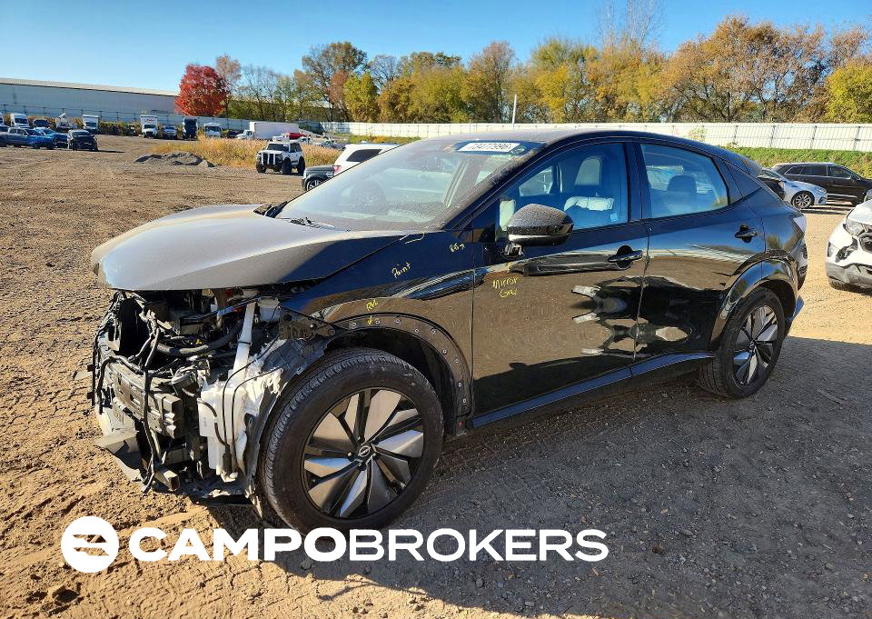 2024 Nissan Ariya Evolve+ E-4orce, uszkodzenie: Przód, Copart lot 73477996