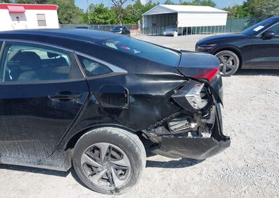 2020 Honda Civic Lx, daño Trasero izquierdo, Iaai lote 42123334, foto 6 de 16