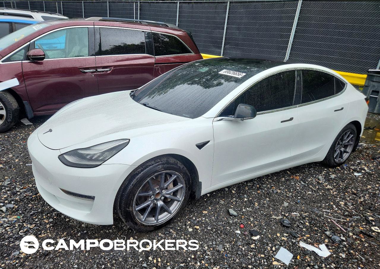 2019 Tesla Model 3, daño Trasero, Copart lote 69626656