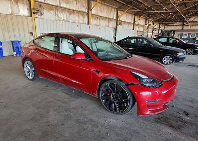 2022 Tesla Model 3, daño Frontal, Copart lote 58246366, foto 4 de 12