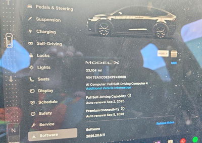2023 Tesla Model X, daño Frontal, Copart lote 65848266, foto 9 de 14