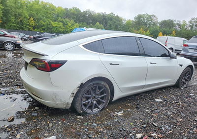 2019 Tesla Model 3, daño Trasero, Copart lote 69626656, foto 3 de 12