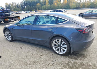 2019 Tesla Model 3, daño Frontal, Copart lote 74435826, foto 2 de 12