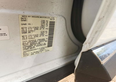 2019 Nissan Murano Sl, Water/Flood damage, Copart lot 71833936, photo 13 of 13