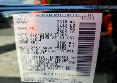 2024 Nissan Murano Sl, uszkodzenie: Przód, Copart lot 72808166, zdjęcie 13 z 13