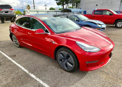 2019 Tesla Mdl 3, daño Trasero, Copart lote 73980726, foto 4 de 12