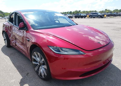 2026 Tesla Model 3 Premium Rear-wheel Drive/rear-wheel Drive, Right Side damage, Iaai lot 45862307