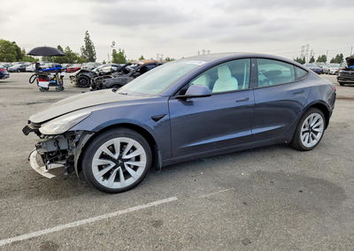 2022 Tesla Model 3, daño Frontal, Copart lote 64591766
