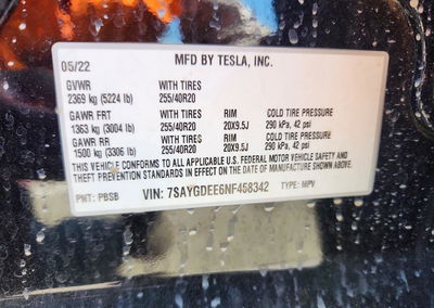 2022 Tesla Model Y, daño Lateral, Copart lote 71508376, foto 13 de 15