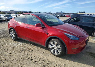 2020 Tesla Model Y, daño Frontal, Copart lote 74611436, foto 4 de 13