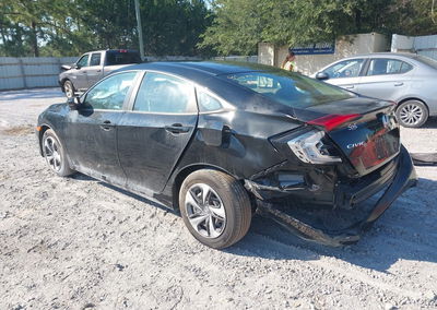 2020 Honda Civic Lx, daño Trasero izquierdo, Iaai lote 42123334, foto 3 de 16