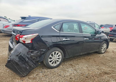 2019 Nissan Sentra Sv, пошкодження: Задня частина, Copart лот 63866246, фото 3 з 12