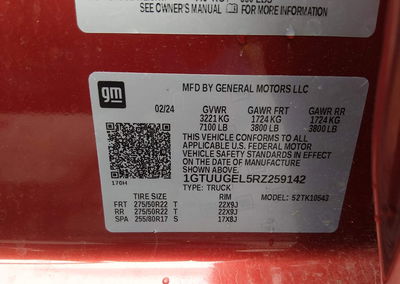 2024 Gmc Sierra 1500 4wd  Short Box Denali, Front End damage, Iaai lot 46138392, photo 9 of 17