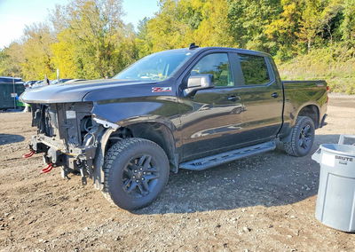 2022 Chevrolet Silverado Ltd K1500 Lt Trail Boss, daño Frontal, Copart lote 69980056