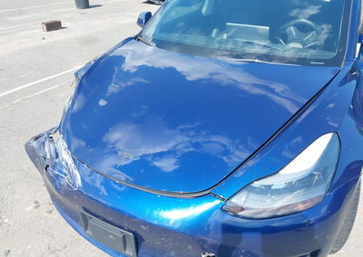 2022 Tesla Model 3 Rear-wheel Drive, Front End damage, Iaai lot 45801057, photo 10 of 17
