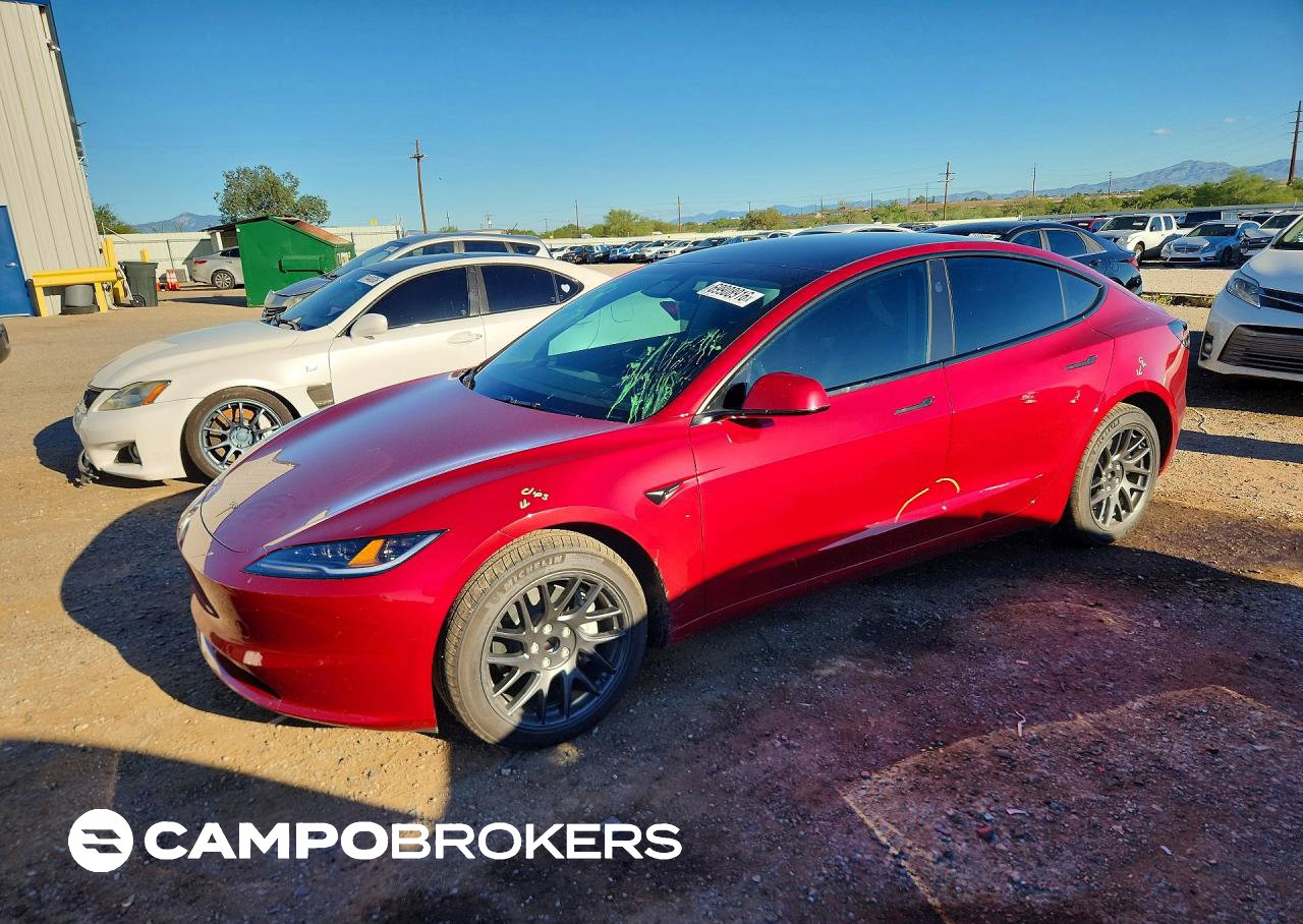 2026 Tesla Model 3, daño Bajos, Copart lote 69908916