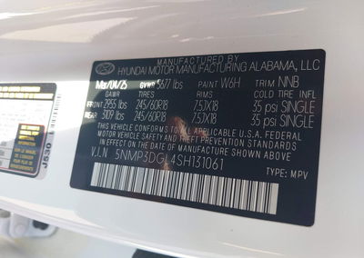 2025 Hyundai Santa Fe Xrt, daño Trasero, Iaai lote 46024717, foto 9 de 17