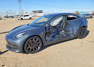 2020 Tesla Model 3, daño Lateral, Copart lote 70287316