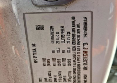 2022 Tesla Model 3, uszkodzenie: Przód, Copart lot 72773006, zdjęcie 12 z 12