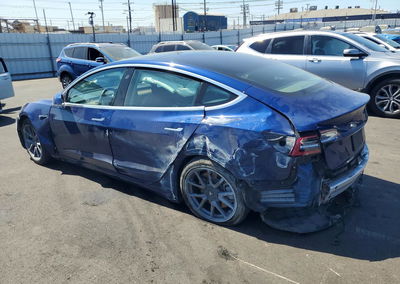 2019 Tesla Model 3, daño Lateral, Copart lote 66509686, foto 2 de 15