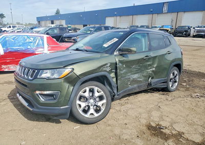 2020 Jeep Compass Limited, daño Lateral, Copart lote 70144646