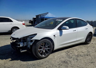 2021 Tesla Model 3, daño Frontal, Copart lote 70917186