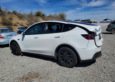 2021 Tesla Model Y, daño Trasero, Copart lote 61452636, foto 2 de 12
