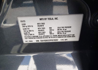 2023 Tesla Model Y Awd/long Range Dual Motor All-wheel Drive, пошкодження: Лівий перед, Iaai лот 45946361, фото 9 з 20