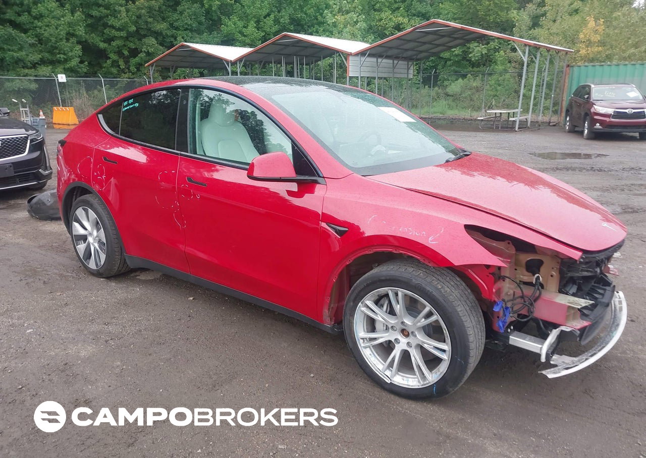 2023 Tesla Model Y Awd/long Range Dual Motor All-wheel Drive, uszkodzenie: Przód, Iaai lot 46041065