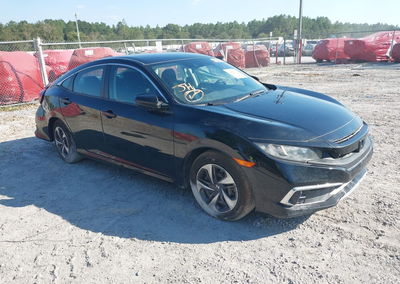 2020 Honda Civic Lx, daño Trasero izquierdo, Iaai lote 42123334