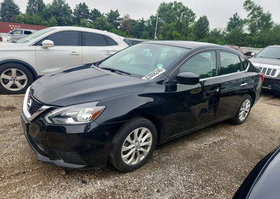 2019 Nissan Sentra Sv, daño Trasero, Copart lote 63866246