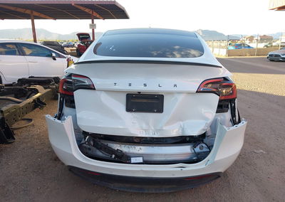 2022 Tesla Model Y Performance Dual Motor All-wheel Drive, Rear damage, Iaai lot 46318875, photo 6 of 18