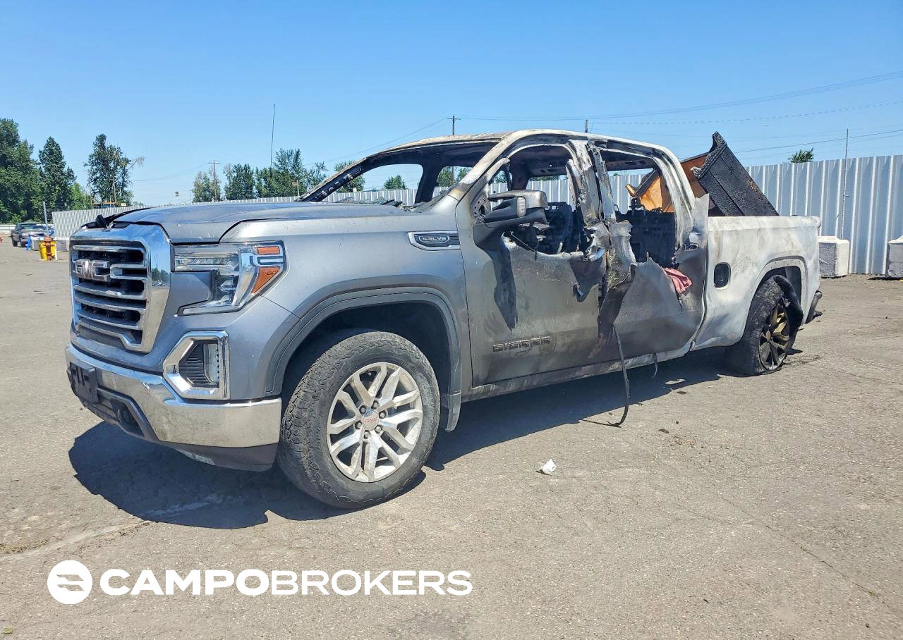 2021 Gmc Sierra K1500 Slt, uszkodzenie: Pożar, Copart lot 58246716