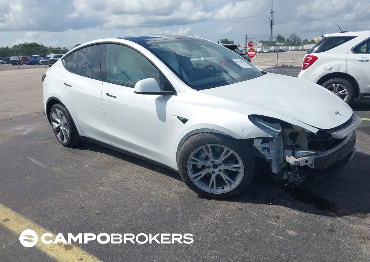 2023 Tesla Model Y Awd/long Range Dual Motor All-wheel Drive, uszkodzenie: Prawy przód, Iaai lot 46142857