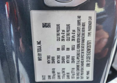 2022 Tesla Model 3, daño Bajos, Copart lote 73671746, foto 12 de 12