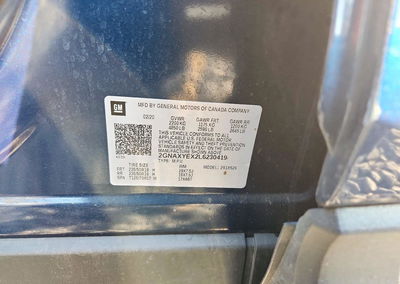 2020 Chevrolet Equinox Premier, Front End damage, Copart lot 73351986, photo 12 of 12
