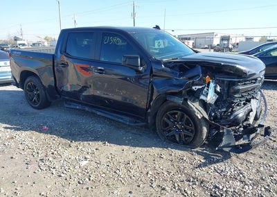 2023 Chevrolet Silverado 1500 4wd  Short Bed Rst, daño Lateral derecho, Iaai lote 46321390