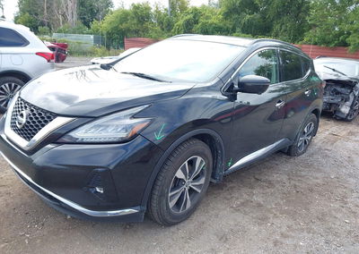 2019 Nissan Murano Sv, Right Side damage, Iaai lot 46187463, photo 2 of 18