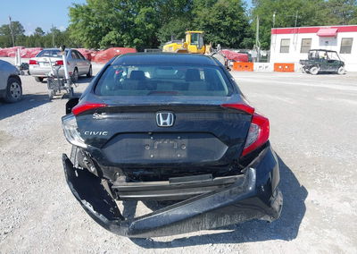 2020 Honda Civic Lx, daño Trasero izquierdo, Iaai lote 42123334, foto 16 de 16