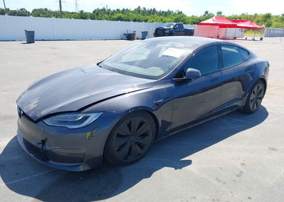 2021 Tesla Model S Long Range Dual Motor All-wheel Drive, uszkodzenie: Zalanie, Iaai lot 46207635, zdjęcie 2 z 14