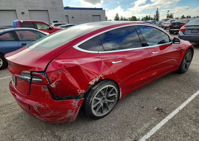 2019 Tesla Mdl 3, daño Trasero, Copart lote 73980726, foto 3 de 12